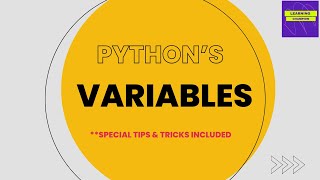 Variables in Python || Python for Beginners || Tips and Tricks