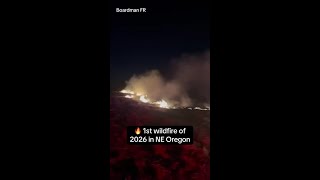 First wildfire of 2026 in OR: Mar. 3, 2026