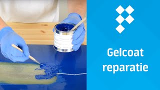 Gelcoat reparatie uitvoeren met de Gelcoat reparatieset