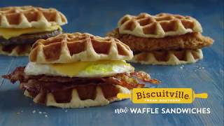 Biscuitville has New Waffle Sandwiches!