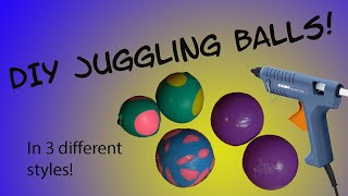 Make your own juggling balls the easy way! Save money and get started juggling today.