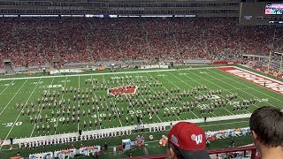 University of Wisconsin Marching Band halftime show, 8/30/24: A. Grande Opener