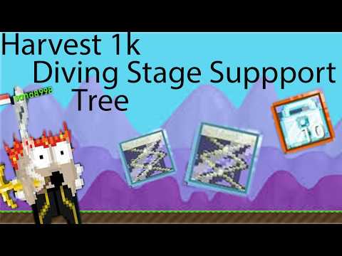 Harvest 1k Diving Board Support Tree || Growtopia Harvest 1k Diving Board Support Tree || Growtopia
