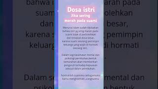 Dosa istri jika sering marah pada suami#viralshort #fyiシ゚viral #fypyoutube#fypviral #fyiシ゚viral