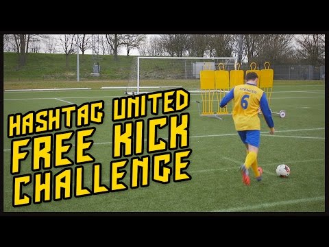 HASHTAG UNITED FREE KICK CHALLENGE! HASHTAG UNITED FREE KICK CHALLENGE!