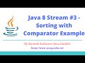 Java 8 Stream #3 - Sorting with Comparator Example