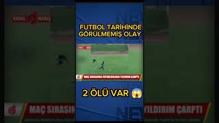 futbol tarihinde ilk sahaya yıldırım çarptı #ilginçbilgiler #ilginçolaylar #futbol #kenya #news