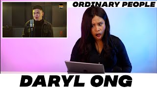 Ordinary People -  Daryl Ong Cover (John Legend) | MUSIC SCHOOL GRADUATE REACTS