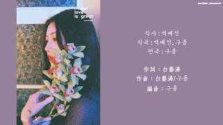 [中韓字幕] 白藝潾(백예린) _ 夜間飛行；야간비행(魔女の花)