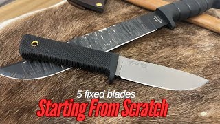 What 5 fixed blades to start over with? “Disaster”