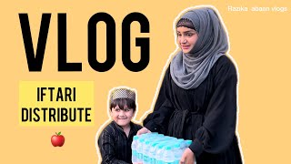 IftarI Distribution in Ramadan | Ramadan Day 14 | Razika Abaan vlogs