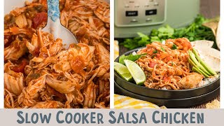 🍅 Slow Cooker Salsa Chicken – Quick \u0026 Easy Dinner 🍅