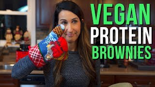 Vegan Protein Brownies