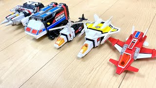 【PowerRangers Maskman 】🛩🚀🚁🚚🚛初の5体合体⁉︎マスクマンのグレートファイブで遊んでみた【GODAIKIN】【Bioman2】