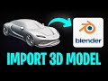 How to Import 3D Model in Blender 4.2 (EASY METHOD)