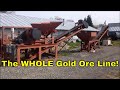 MBMMLLC.com: Complete Gold Ore Processing Line: Jaw Crusher Hammer Mill and Shaker Table