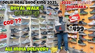 DELHI SEMI UA QUALITY SHOE🇮🇳| Cheapest Shoe/Sneakers Market In Delhi |The Royal Walk Celebrity Shoes