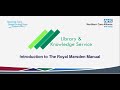 Introduction to The Royal Marsden Manual