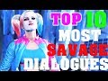 INJUSTICE 2 - TOP 10 MOST SAVAGE INTROS DIALOGUE!!! NEW dialogues!!!