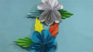DIY Paper Crafts|How to make a Kusudama Paper Flower | Easy origami Kusudama Flowers|Daily Craft-