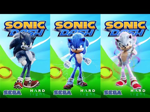 Sonic Dash – Película Sonic vs Película Werehog vs Película Hyper Sonic vs Todos los Jefes Zazz Eggman