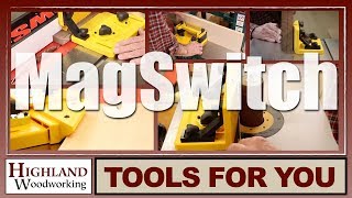 MagSwitch Starter Kit and Featherboard Woodworking Magnetic Jigs