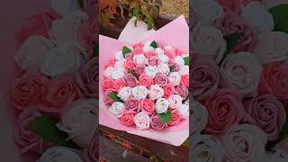 Букеты из мыльных роз 51 и 55 штук  #florist #rose #flowers #цветы #diy #handmade #bouquet #love