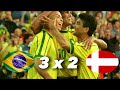 Brasil 3 x 2 Dinamarca - Copa do Mundo 98 - Melhores momentos HD