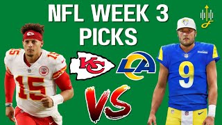 NFL Week 3 Picks - Spreads, Odds, Over Under, Predictions
