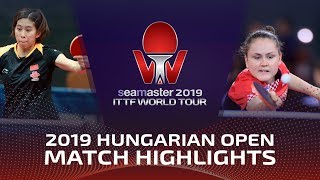 Chen Ke vs Andrea Pavlovic | 2019 ITTF World Tour Hungarian Open Highlights (Pre)