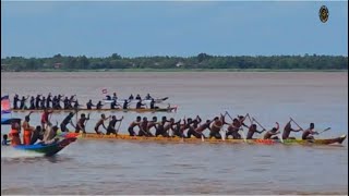 កម្មវិធីប្រណាំទូកនៅវត្តភ្នំជ័យគិរី (ហាន់ជ័យ)ចំនួន4គូរ06.08.2023 Khmer Boat Racing