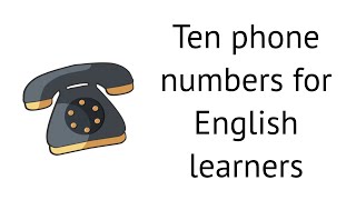 (Phone Numbers/#1) Ear for English: Listening Practice and Dictation