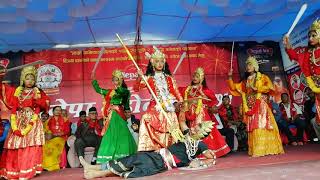 Chandi vijaya dance CHANDI DANCE IN BANEPA MAHOTSAB