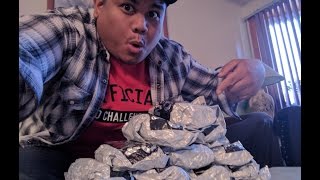 Taco Bell Naked Chicken Chalupa Challenge 6,600 Calories