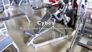 Buy Used Cybex Converging Plate Loaded Incline Press For Sale Refurbished