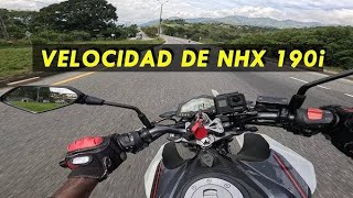 Dafra NHX 190 - Top Speed