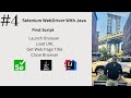 #4. First Script | Launch Browser | Load URL | Get Title | Close Browser | #selenium4  #java