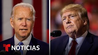 Cruce verbal entre candidatos: Trump dice que Biden está rodeado de fascistas | Noticias Telemundo