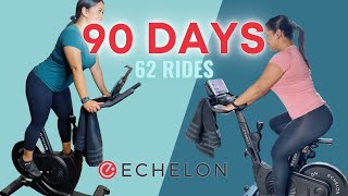 ECHELON EX3 - 90 DAY HONEST REVIEW (62 rides) - Things to know before you purchase