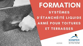 CDC GTB / PAR - Formation systèmes d’étanchéité liquide armé pour toitures et terrasses