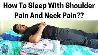 SHOULDER PAIN |Best Sleeping Position in Shoulder Pain | How To Sleep With FROZEN SHOULDER Pain |