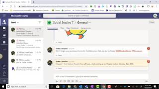 Using @Mentions in the Conversations Tab in Microsoft Teams