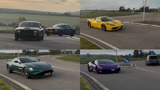 Rasso supercars et sportives grand est part 1/ Arrivée de convois, son et accélérations