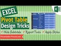 Excel Pivot Table Design Tricks