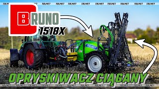 Bruno 1518 X - Nowość - Opryskiwacz ciągany z belką 18 m w X