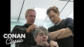 Conan Visits The Wella Hairstyling School | Late Night with Conan O’Brien