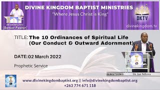 The 10 Ordinances of Spiritual Life (Our Conduct & Outward Adornment)