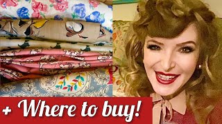 My Massive 1930s/40s Vintage Fabric Haul