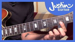 Jazz Standard: Autumn Leaves - Melody (Guitar Lesson JA-521)