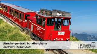 Streckenportrait Schafbergbahn (Bergfahrt) August 2024